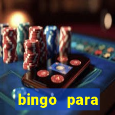 bingo para despedida de solteira para imprimir