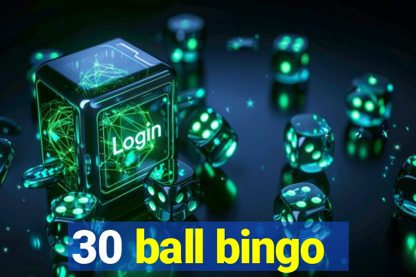 30 ball bingo