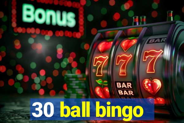 30 ball bingo