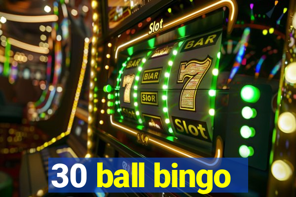 30 ball bingo