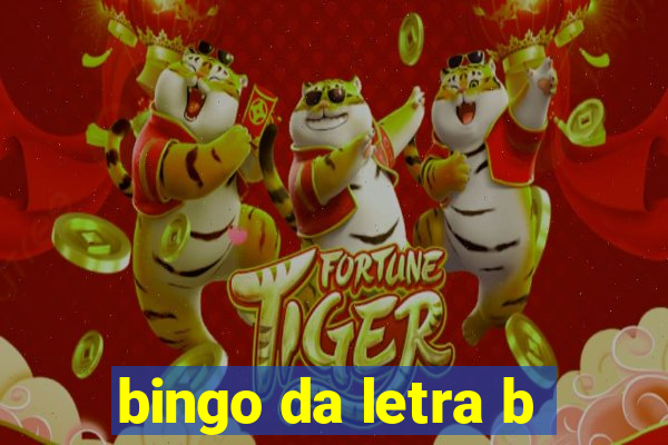 bingo da letra b