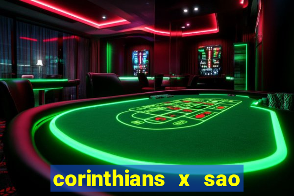 corinthians x sao paulo palpite