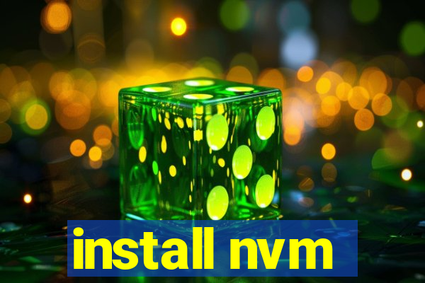 install nvm