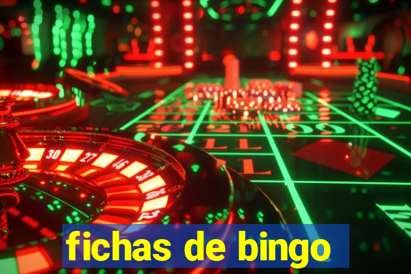 fichas de bingo