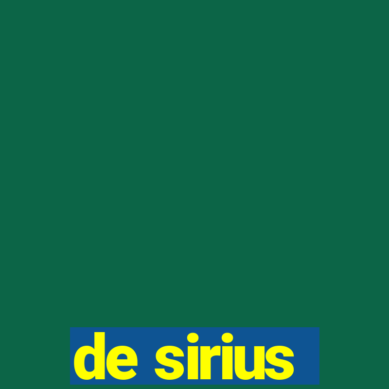 de sirius