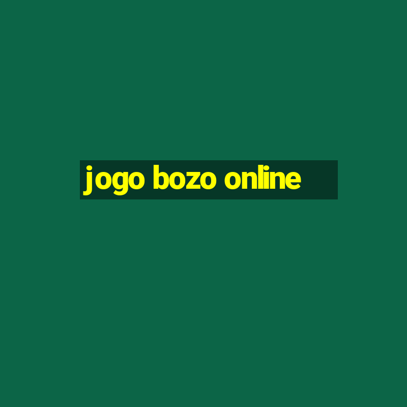 jogo bozo online