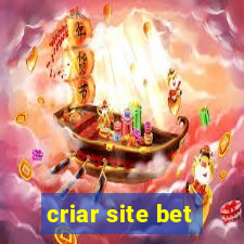 criar site bet