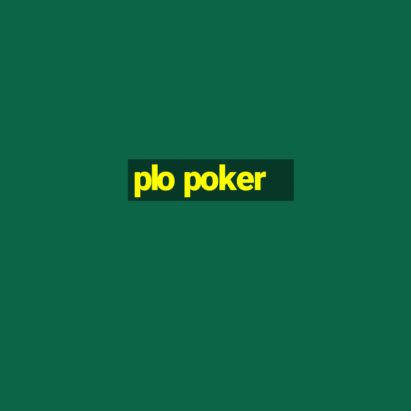 plo poker