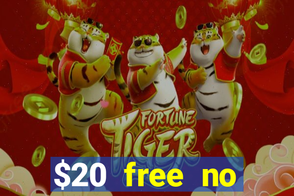 $20 free no deposit casino us 2020