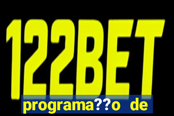 programa??o de jogos de futebol