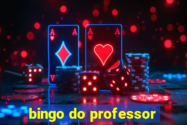 bingo do professor