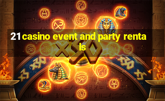 21 casino event and party rentals