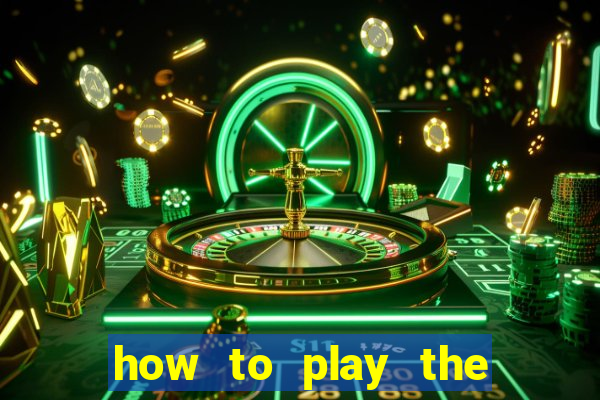 how to play the buffalo slot machine