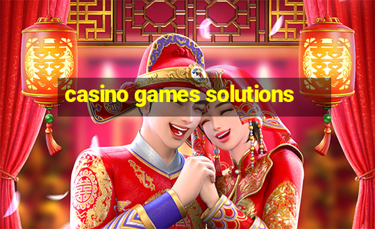 casino games solutions