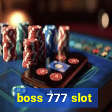 boss 777 slot