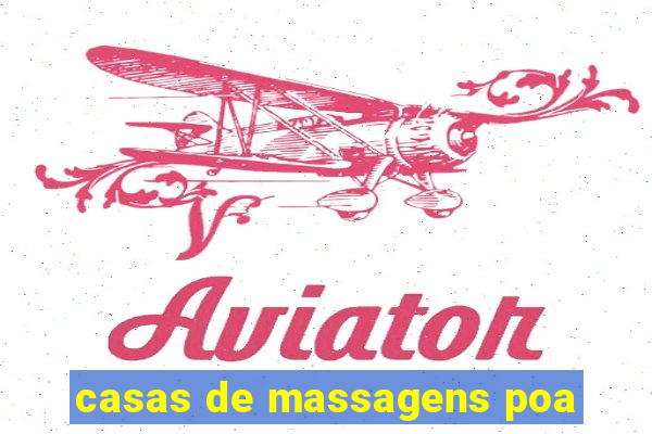 casas de massagens poa