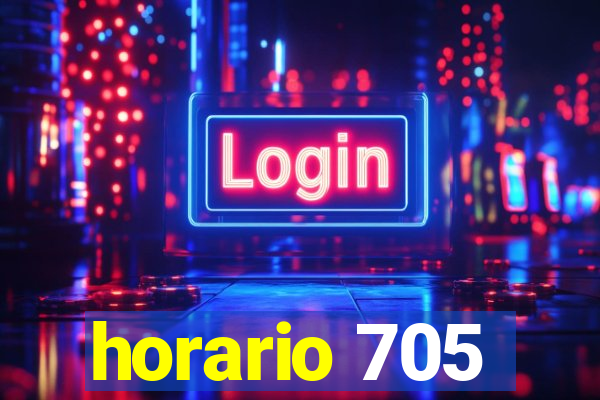 horario 705