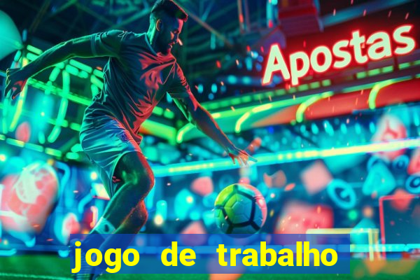 jogo de trabalho no escritório