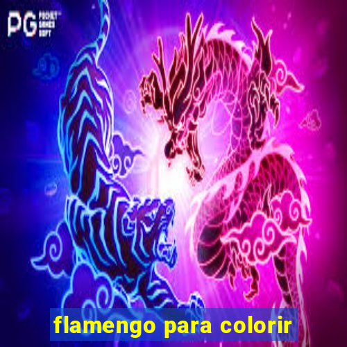 flamengo para colorir