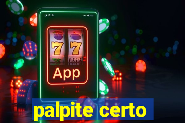 palpite certo