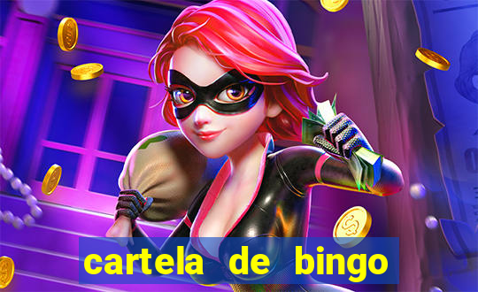 cartela de bingo para chá de bebê