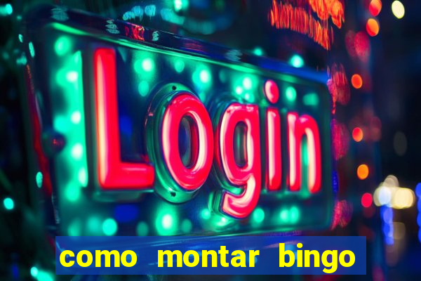 como montar bingo brinquedos toia