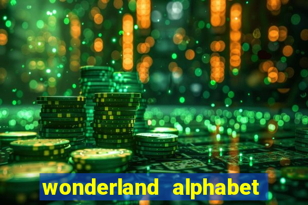 wonderland alphabet comic studio