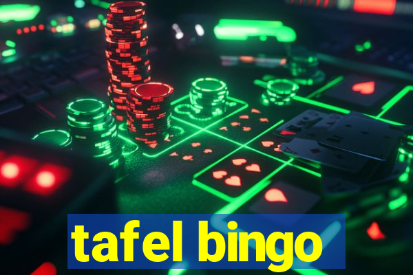 tafel bingo