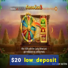 $20 low deposit casinos in nz