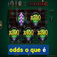 odds o que é