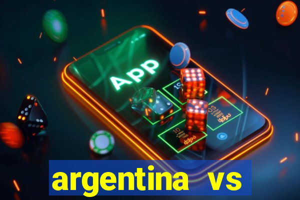 argentina vs colombia ao vivo