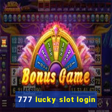 777 lucky slot login