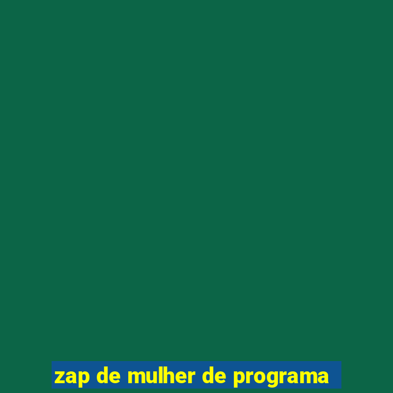 zap de mulher de programa