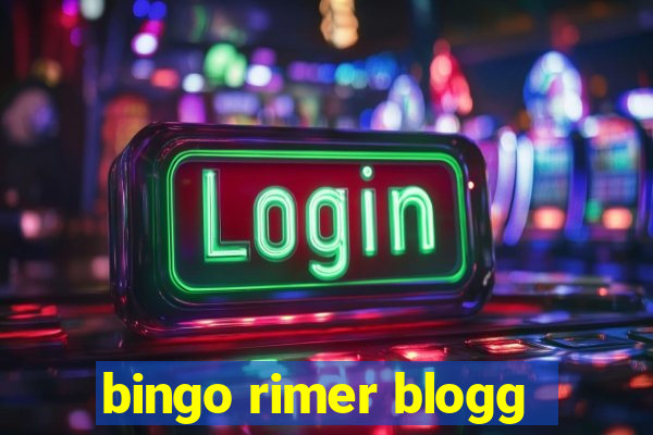 bingo rimer blogg