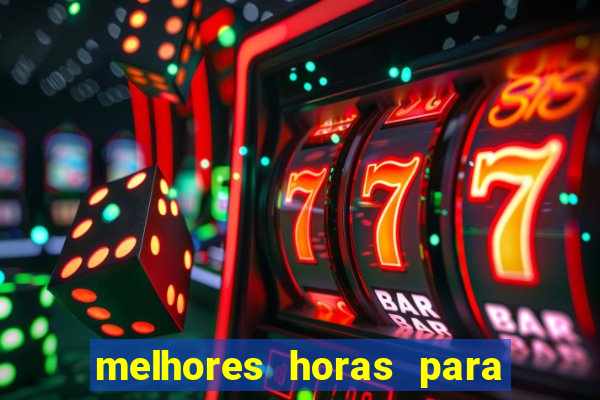 melhores horas para jogar fortune tiger