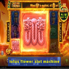 lotus flower slot machine