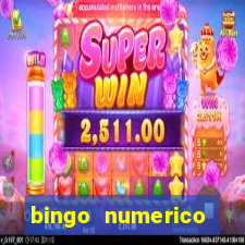 bingo numerico educa??o infantil