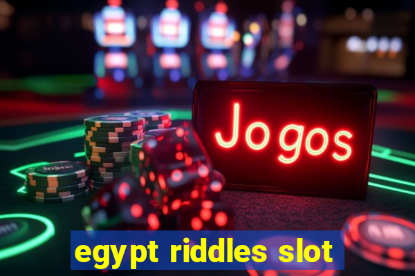 egypt riddles slot