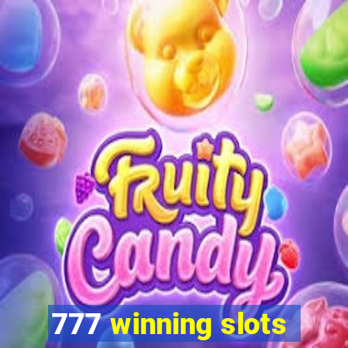 777 winning slots