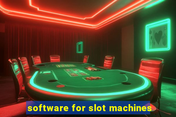 software for slot machines