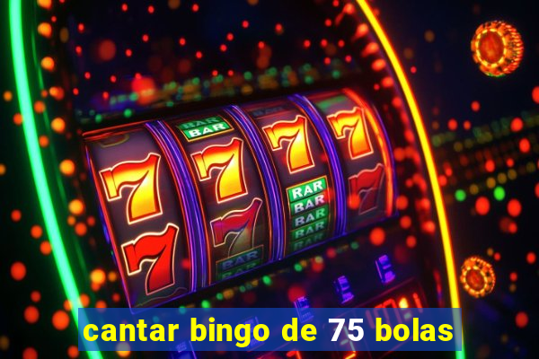 cantar bingo de 75 bolas