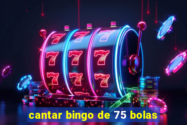 cantar bingo de 75 bolas