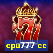 cpu777 cc