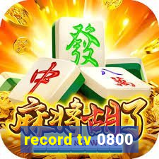 record tv 0800