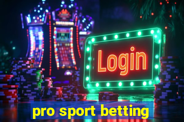 pro sport betting