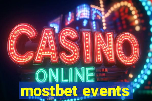 mostbet events