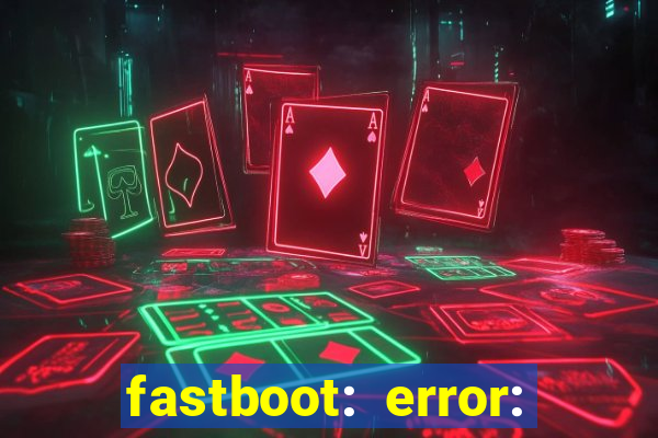 fastboot: error: failed to identify current slot