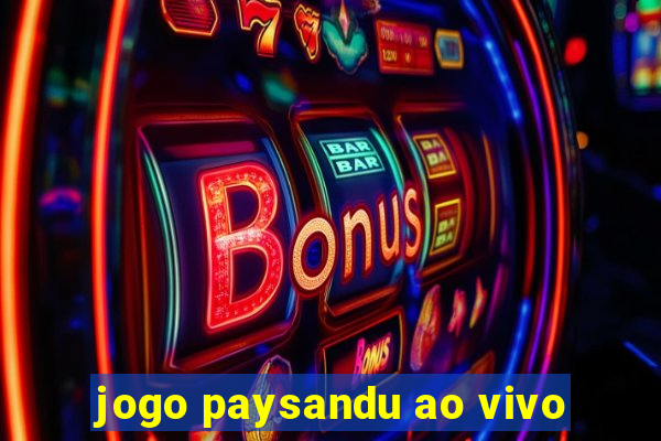 jogo paysandu ao vivo