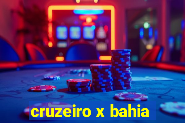 cruzeiro x bahia