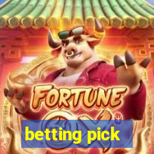 betting pick